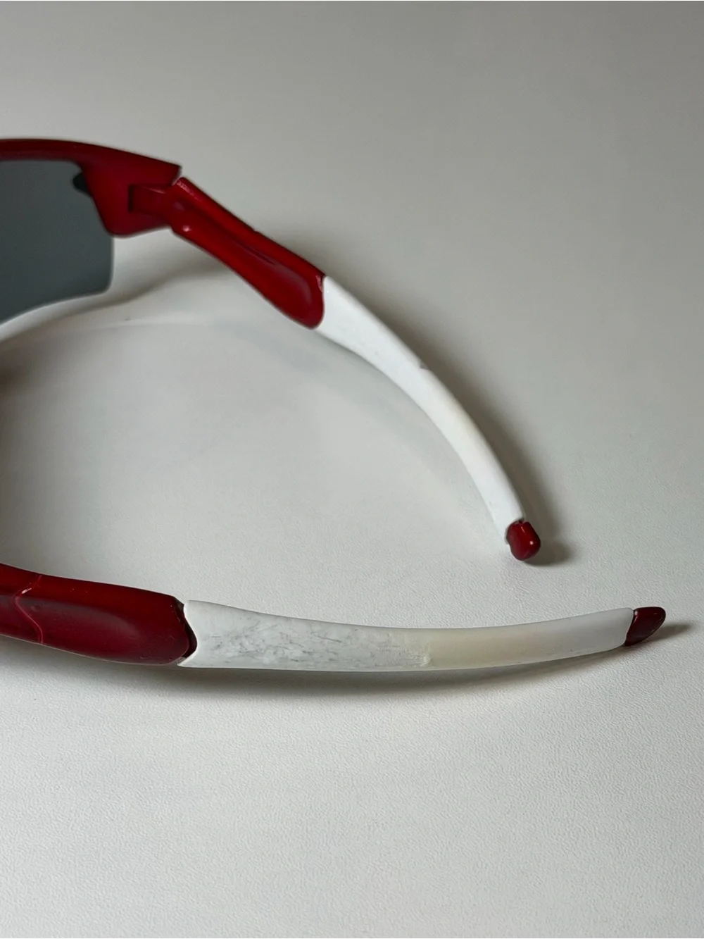 OAKLEY RADAR RANGE TEAM RED W/ BLACK IRIDIUM STRAIGHT STEM SUNGLASSES AUTHENTIC